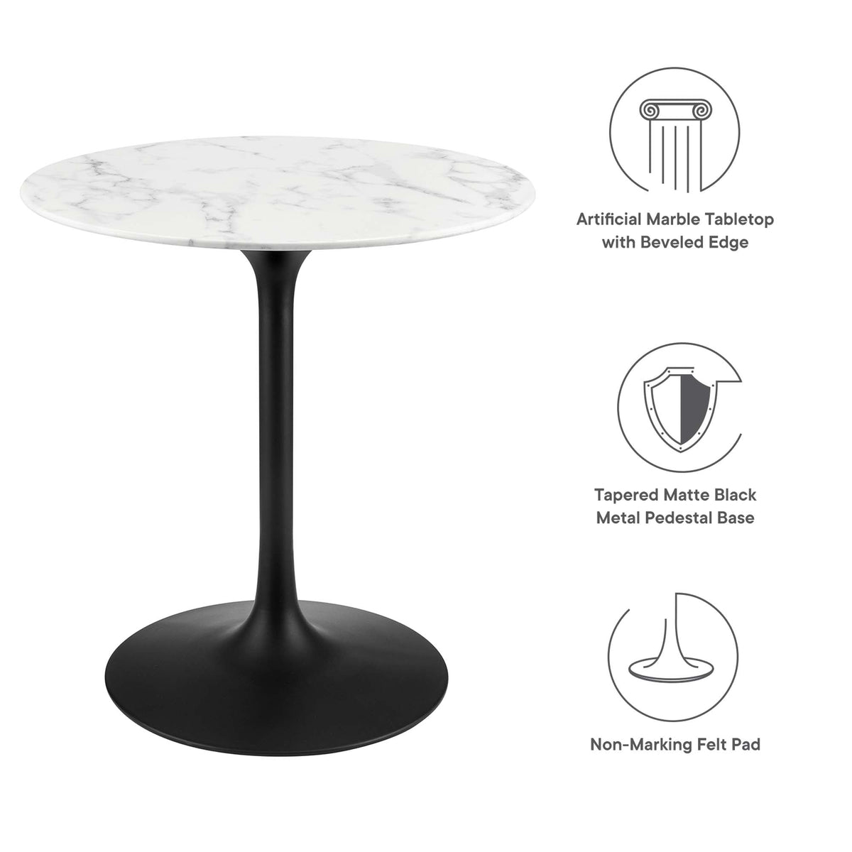 Lippa Round 28" Dining Table