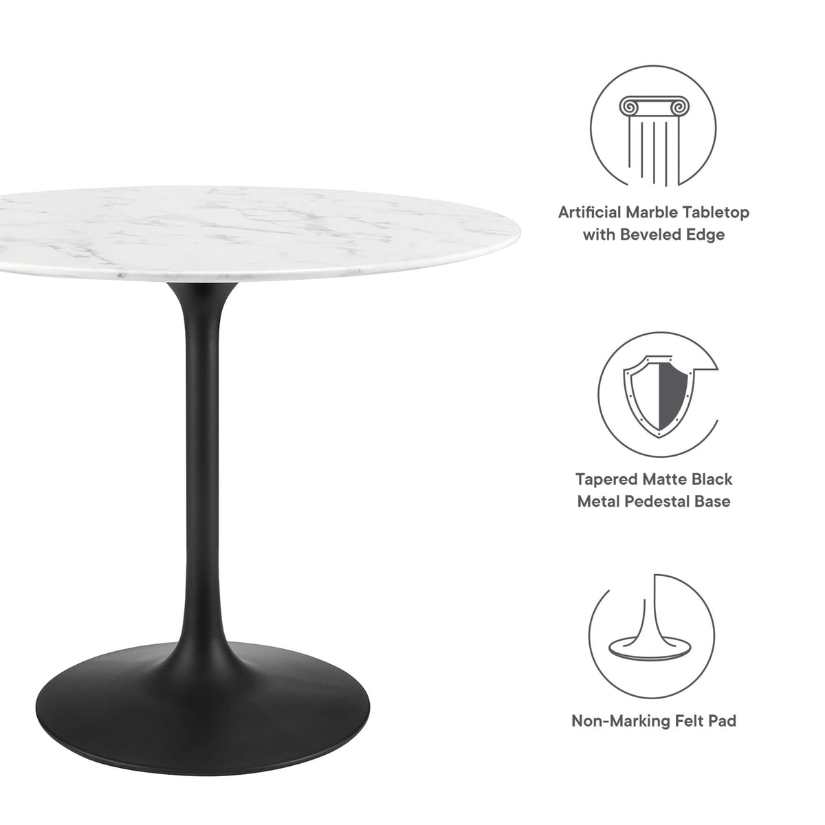 Lippa Round 36" Dining Table - view 58