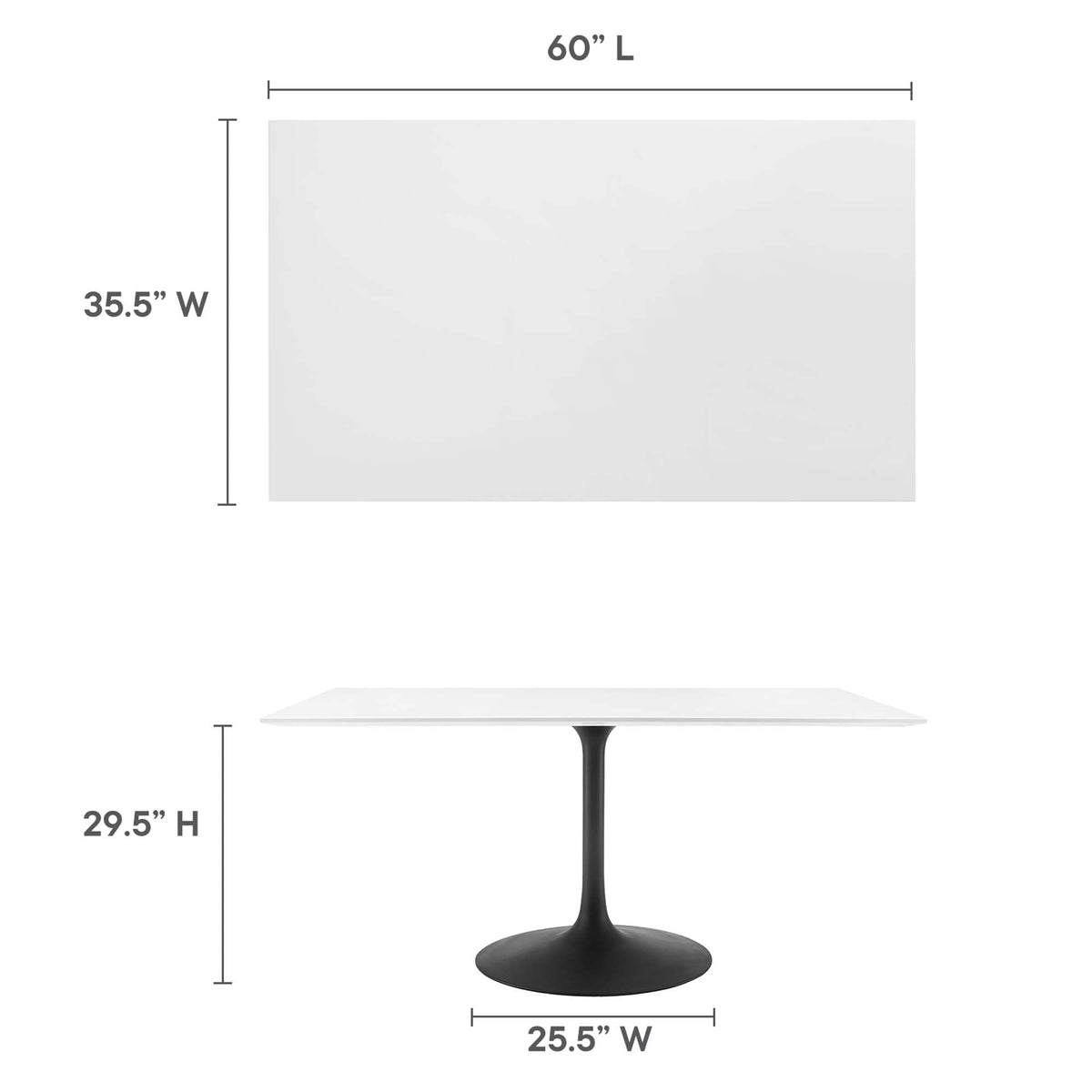 Lippa Rectangle Wood Dining Table - view 15