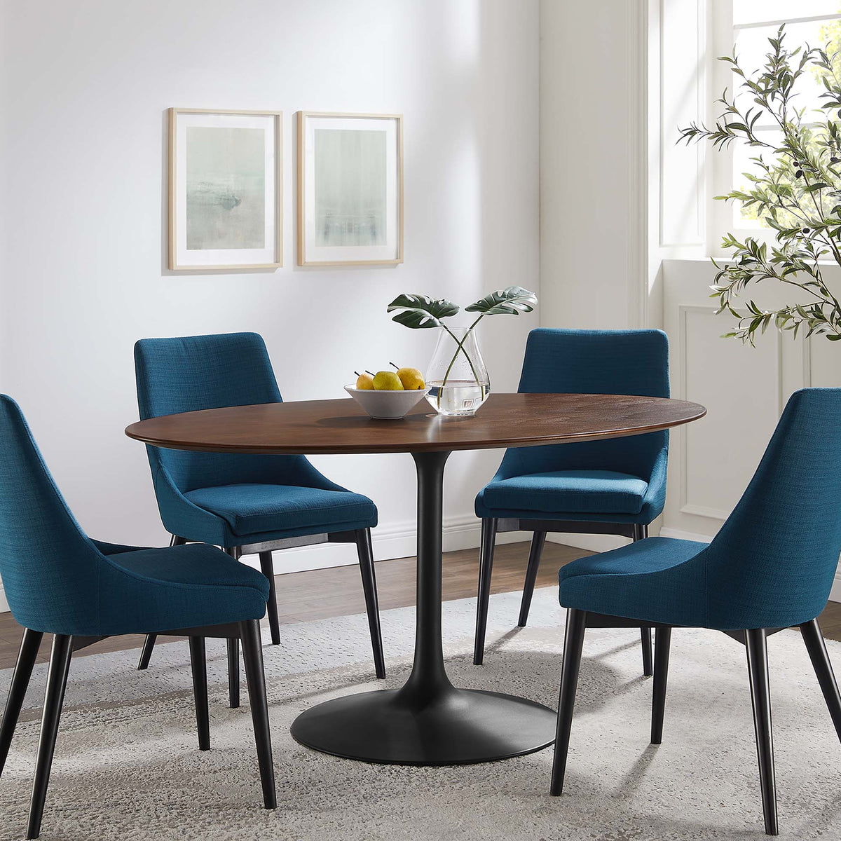 Lippa Oval Wood Dining Table
