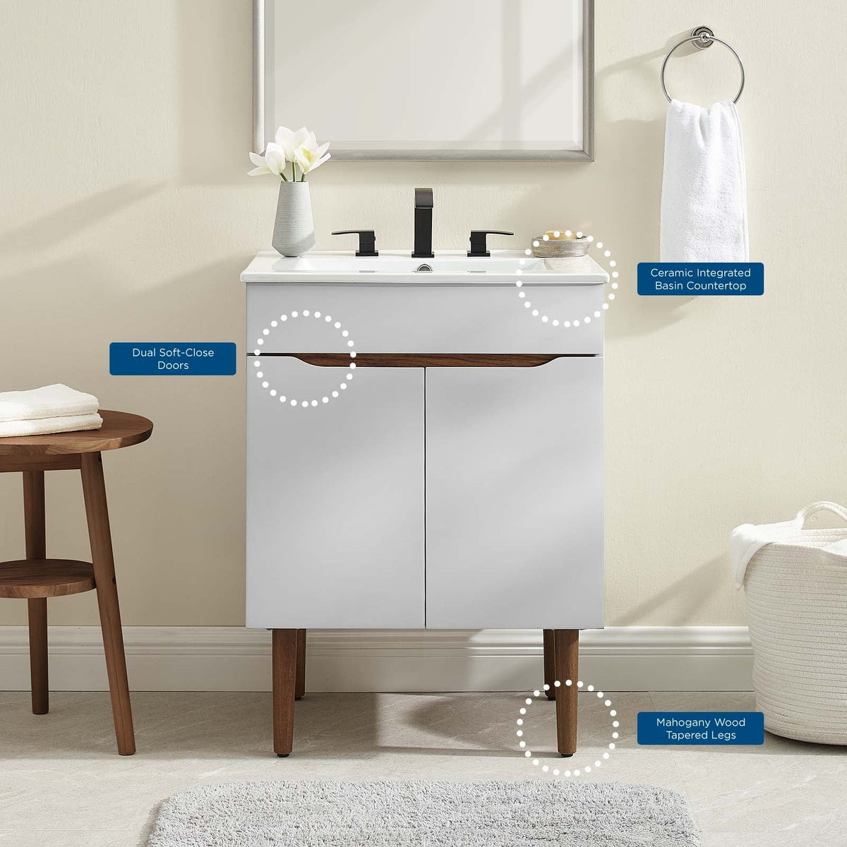 Harvest Bathroom Vanity Basin Included