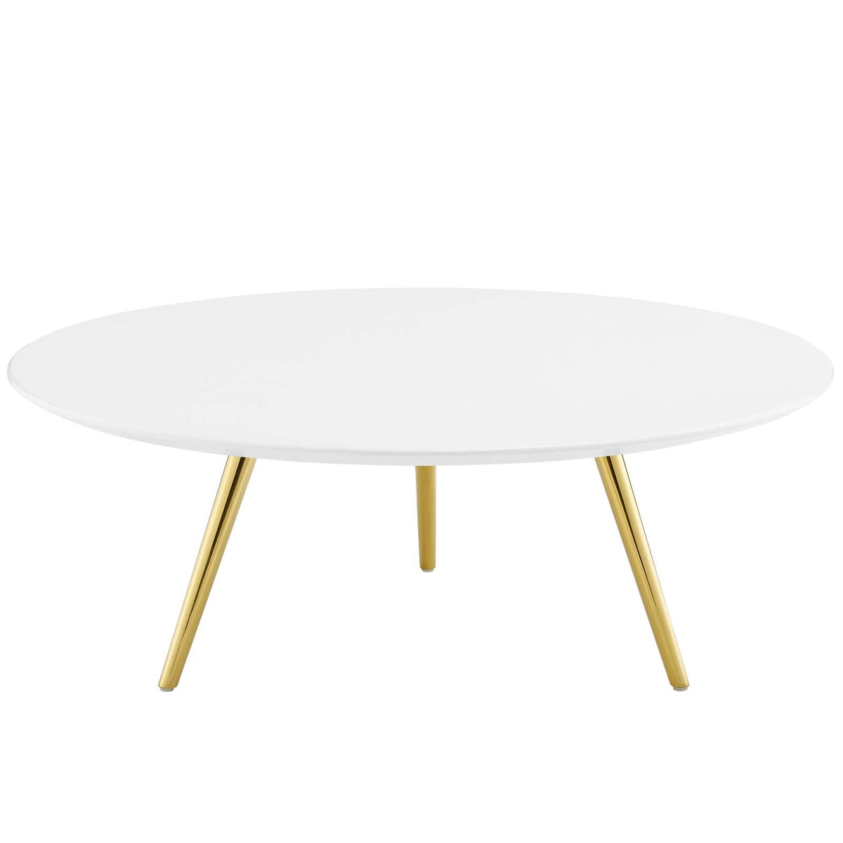 Lippa Round Wood Coffee Table with Tripod Base