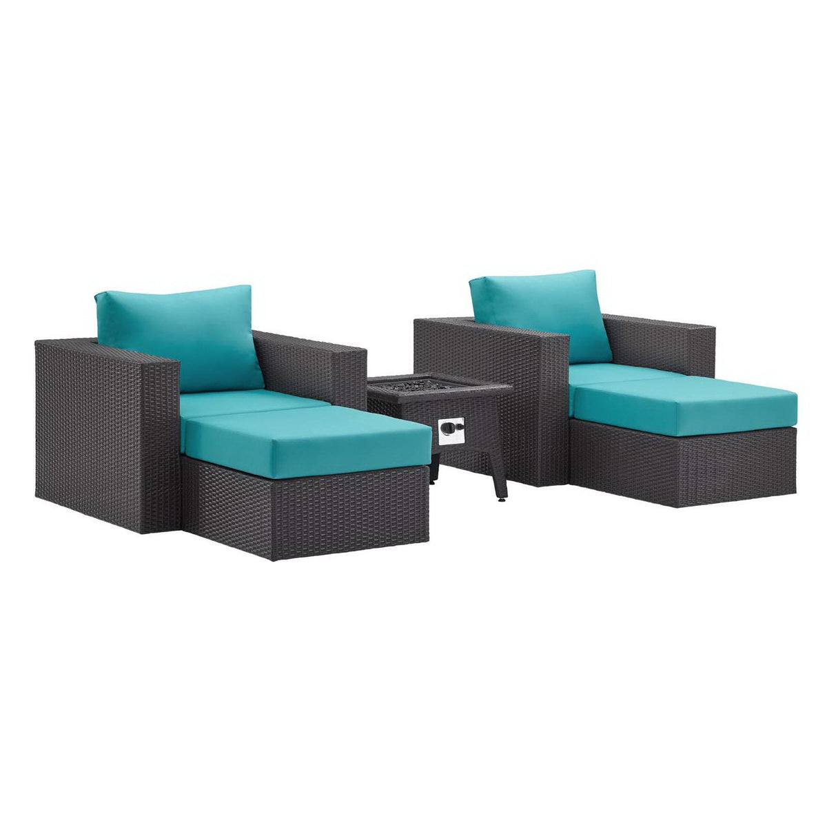 Convene 5 Piece Set Outdoor with Fire Pit