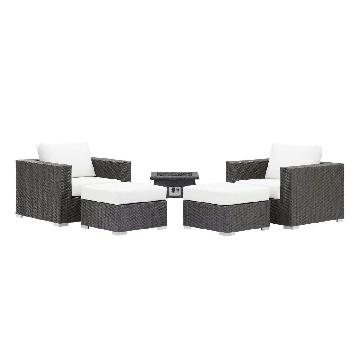 Convene 5 Piece Set Outdoor with Fire Pit