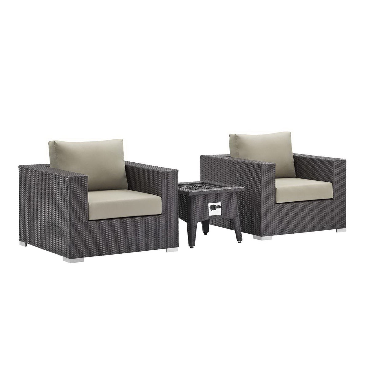 Convene 3 Piece Set Outdoor with Fire Pit