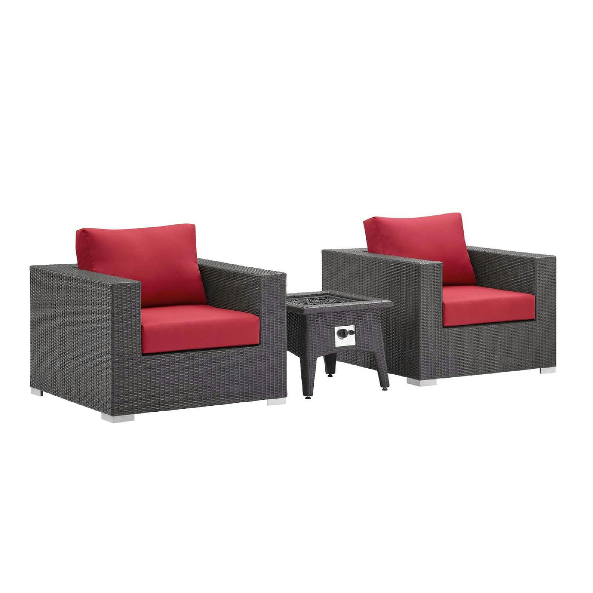 Convene 3 Piece Set Outdoor with Fire Pit