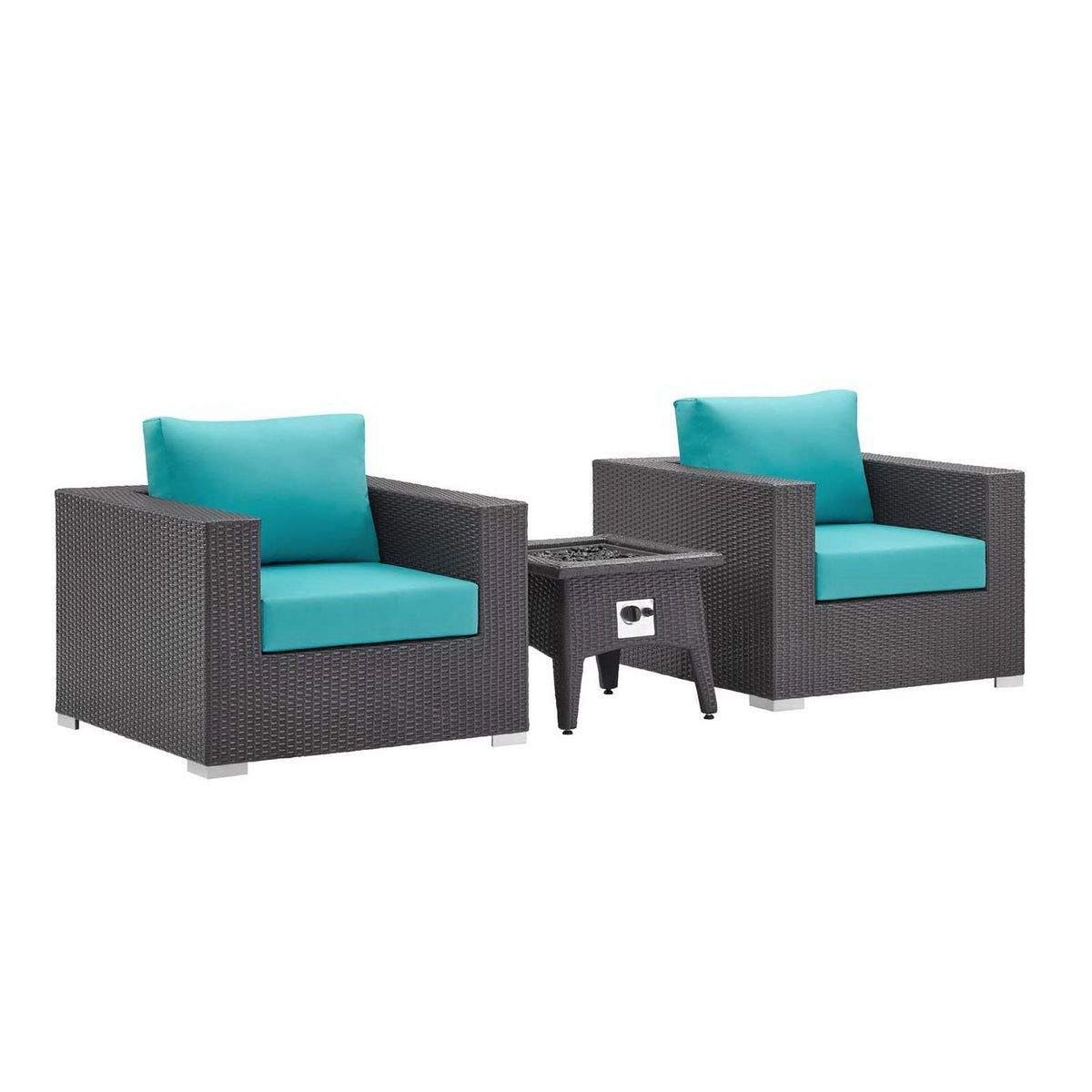 Convene 3 Piece Set Outdoor with Fire Pit