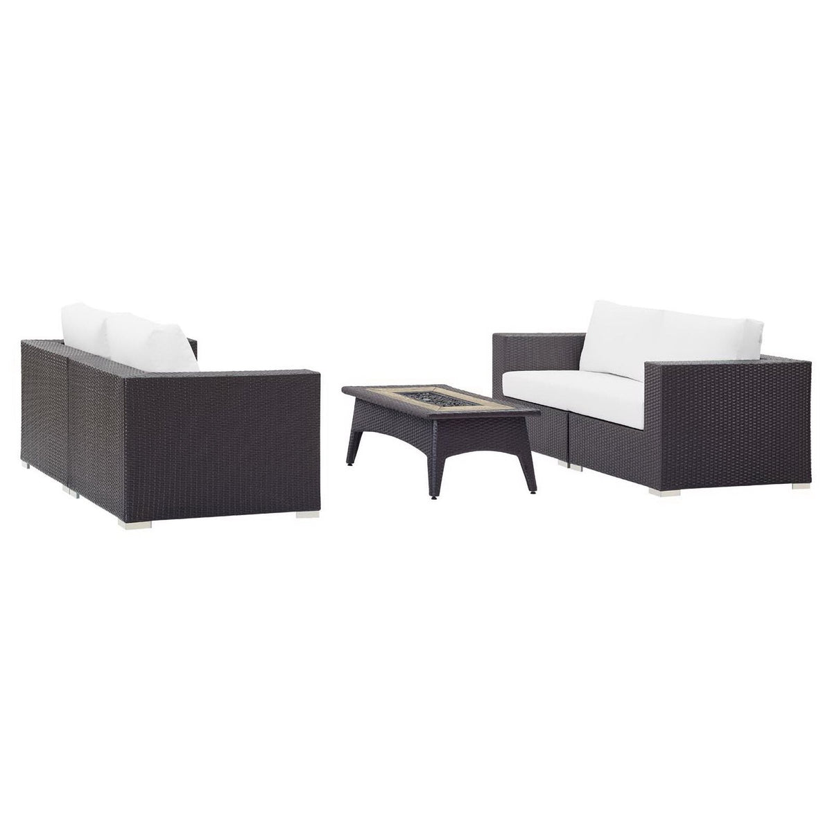 Convene 5 Piece Set Outdoor with Fire Pit