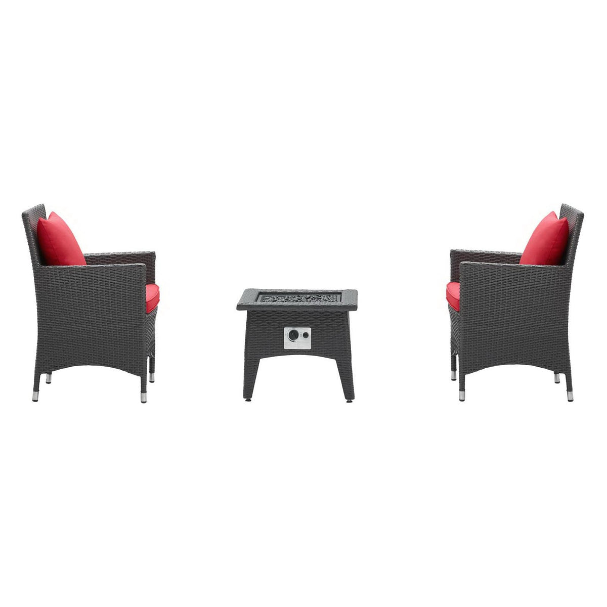 Convene 3 Piece Set Outdoor with Fire Pit