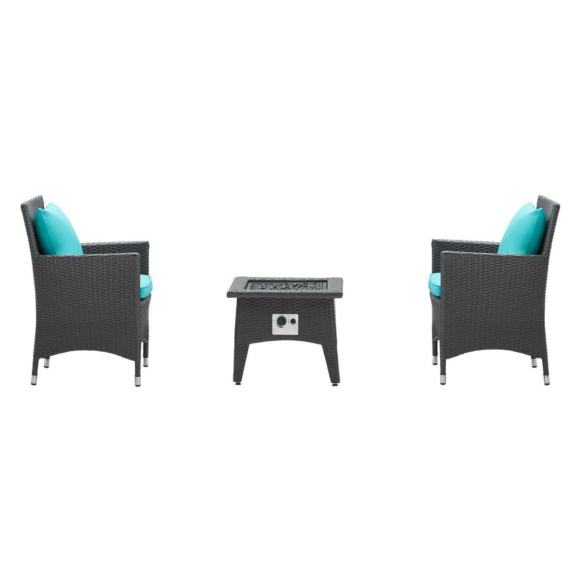 Convene 3 Piece Set Outdoor with Fire Pit