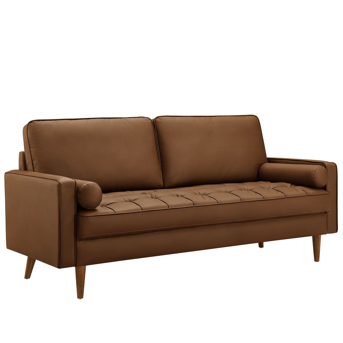 Valour Tufted Vegan Leather Sofa - view 1
