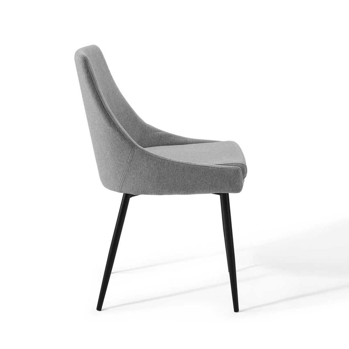 Viscount Upholstered Fabric Dining Chairs Set of 2 - view 12