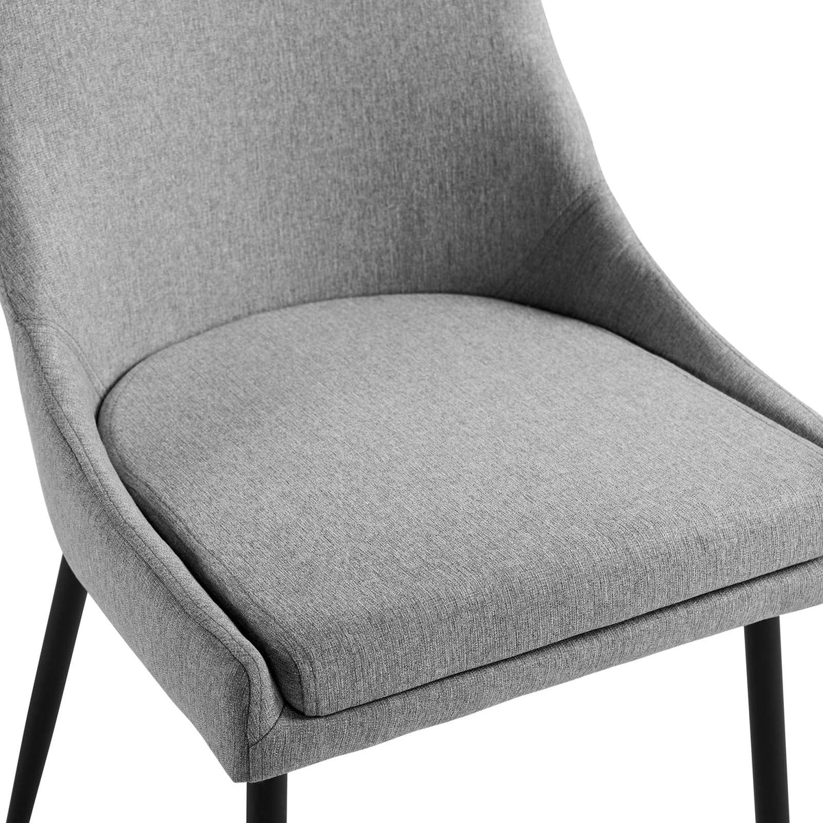 Viscount Upholstered Fabric Dining Chairs Set of 2 - view 21