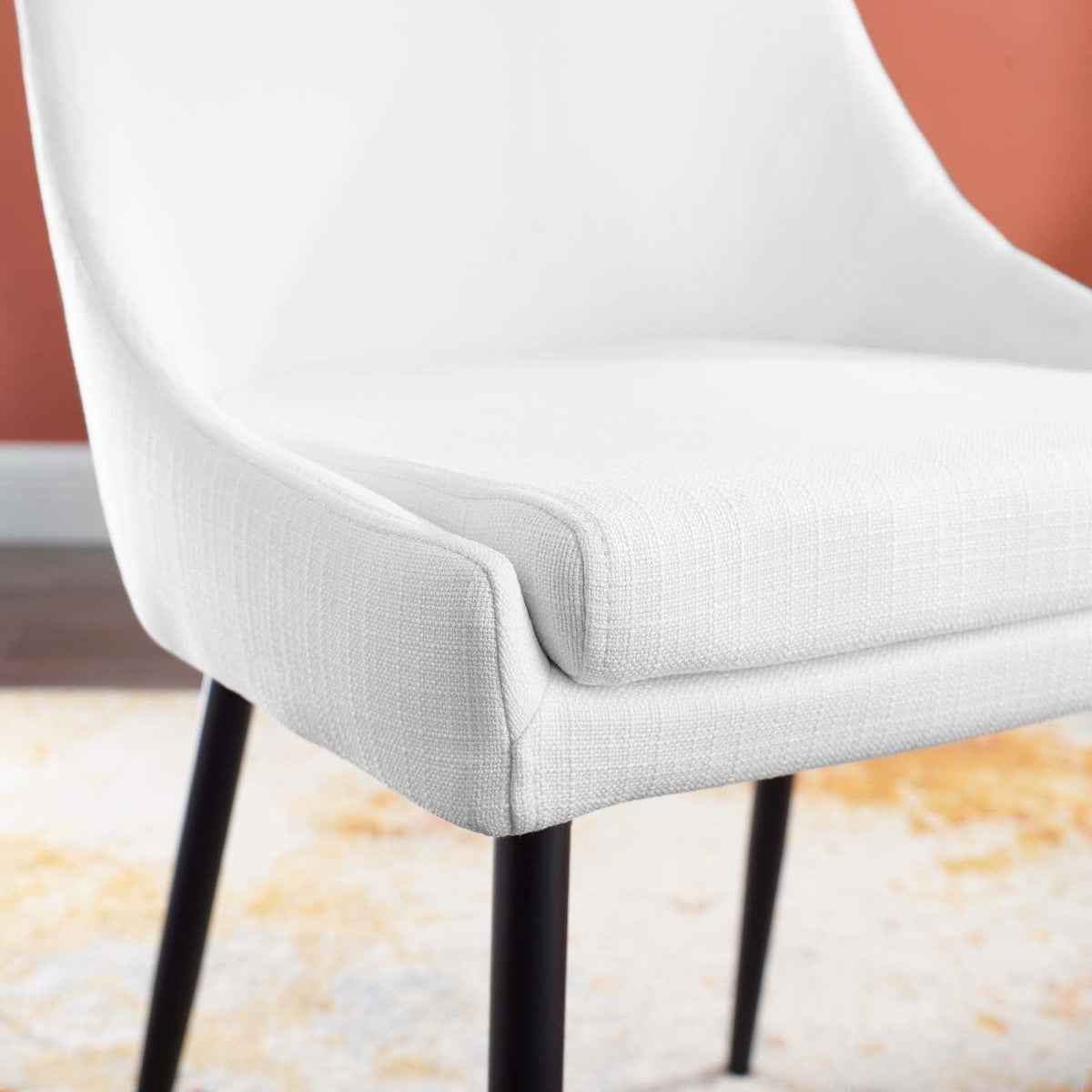 Viscount Upholstered Fabric Dining Chairs Set of 2 - view 23