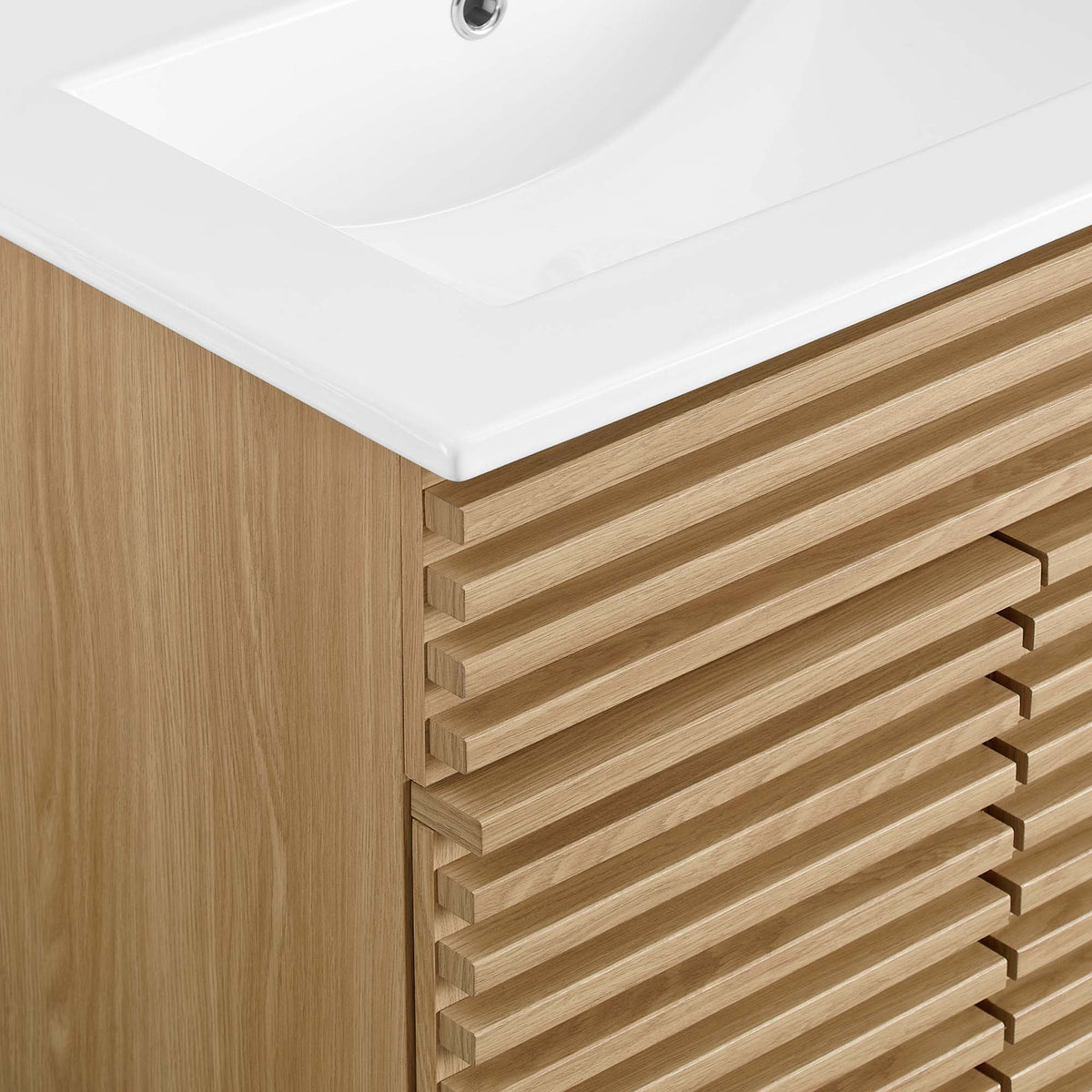 Render 18" and 24" Bathroom Vanities with White Basin Included