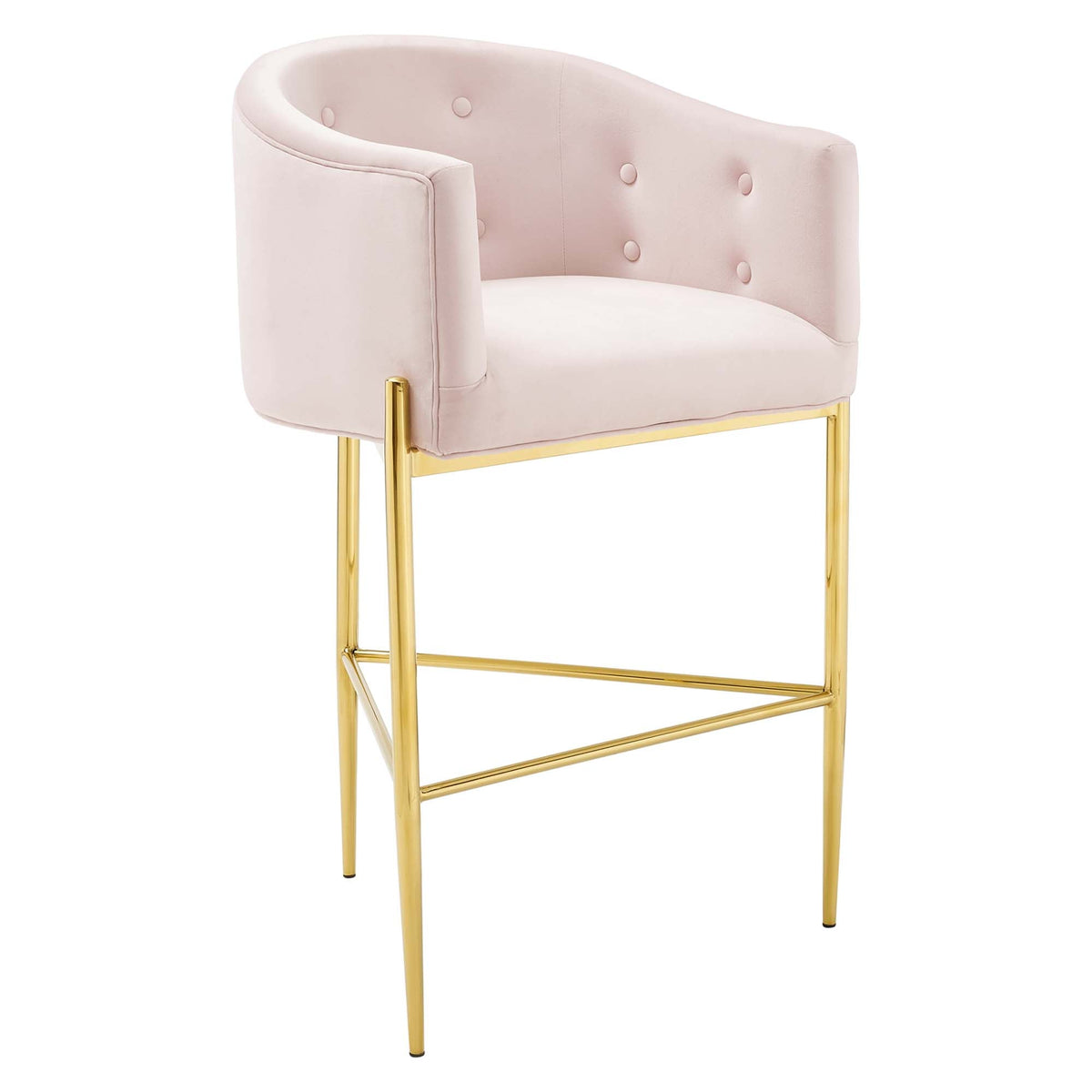 Savour Tufted Performance Velvet Bar Stool - view 5