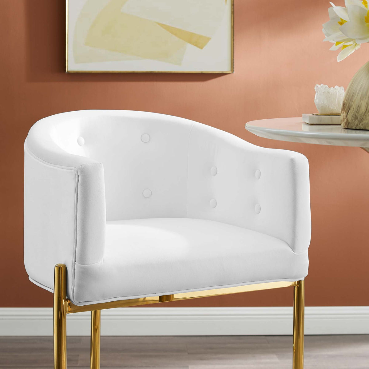 Savour Tufted Performance Velvet Bar Stool - view 26