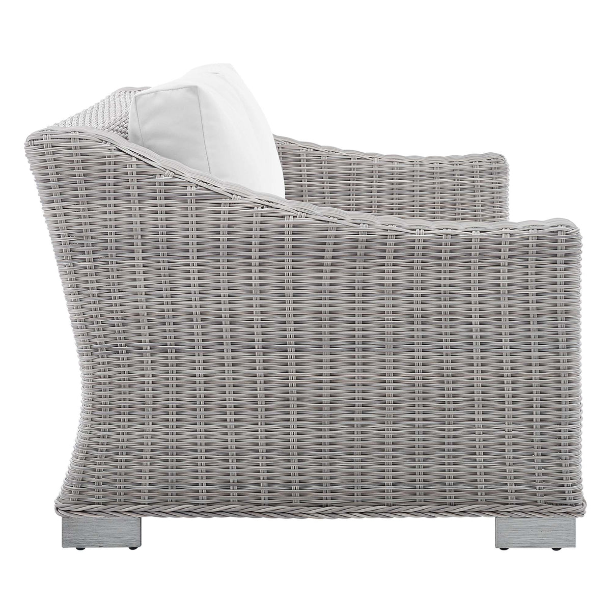 Conway Sunbrella® Outdoor Patio Wicker Rattan Loveseat - view 6