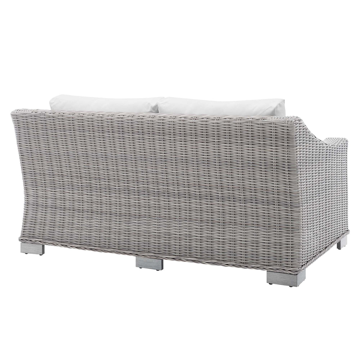 Conway Sunbrella® Outdoor Patio Wicker Rattan Loveseat - view 9