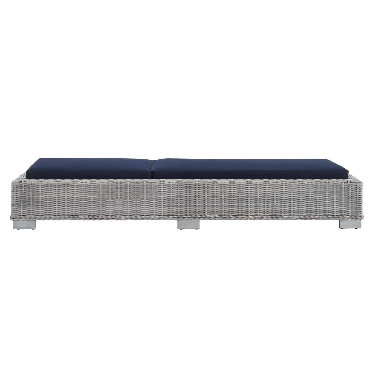 Conway Sunbrella® Outdoor Wicker Rattan Chaise Lounge
