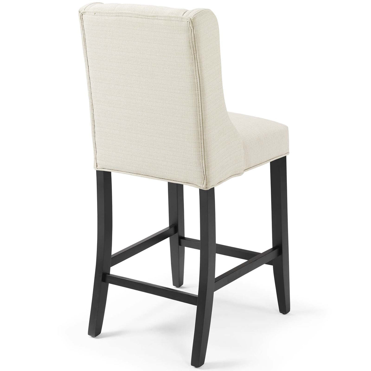 Baronet Upholstered Fabric Counter Bar Stool Set of 2