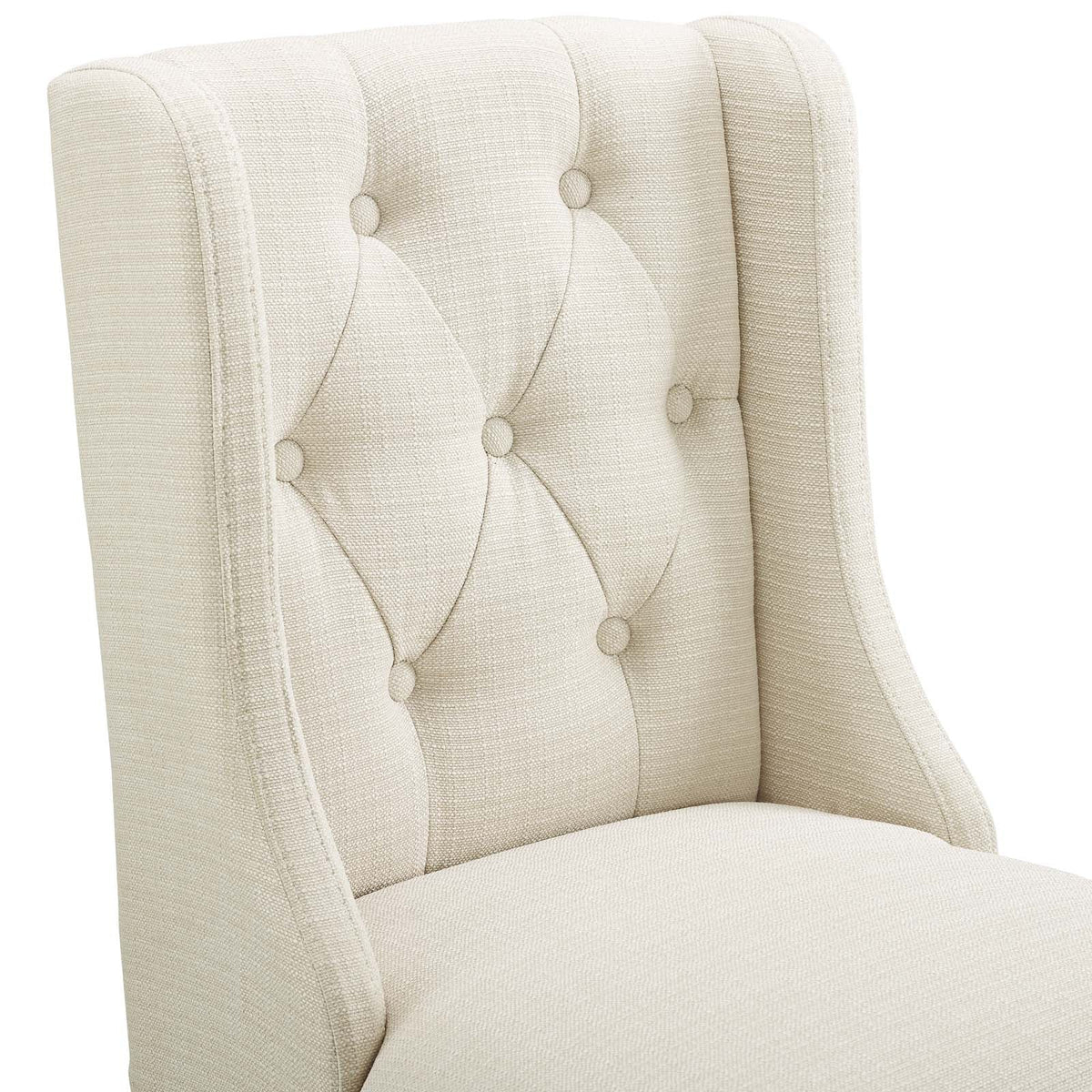 Baronet Upholstered Fabric Counter Bar Stool Set of 2