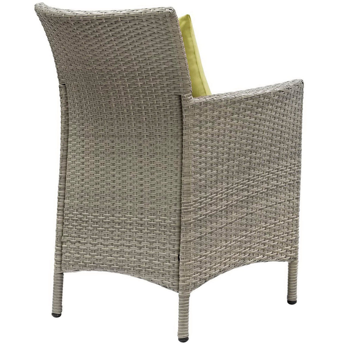 Conduit Outdoor Wicker Rattan Dining Armchair Set of 2