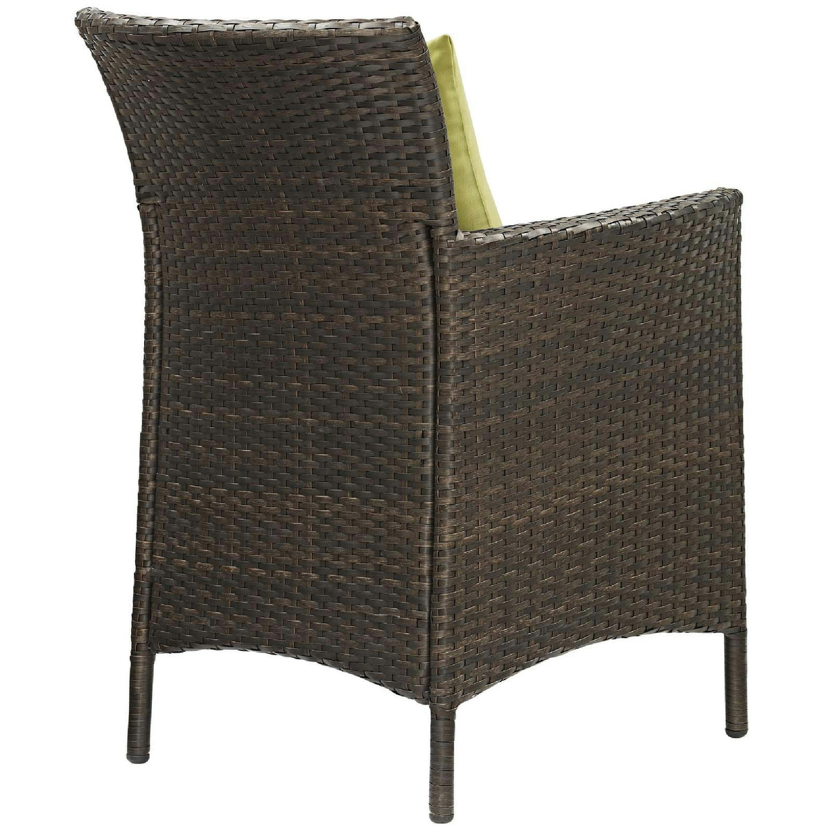 Conduit Outdoor Wicker Rattan Dining Armchair Set of 2