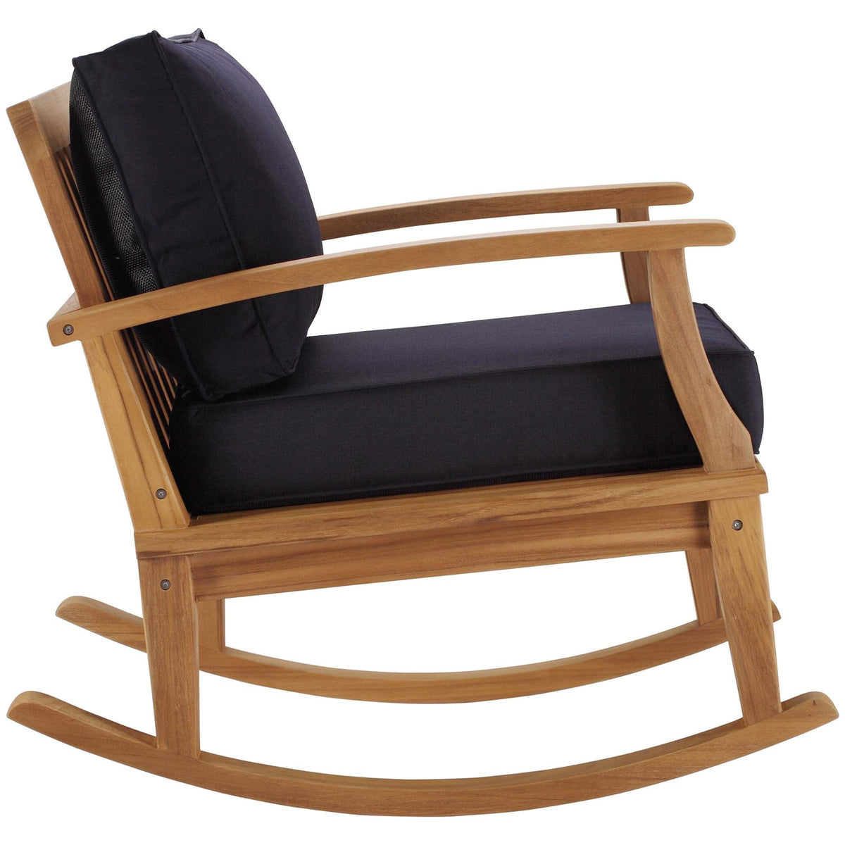 Marina Outdoor Patio Teak Rocking Chair - view 5
