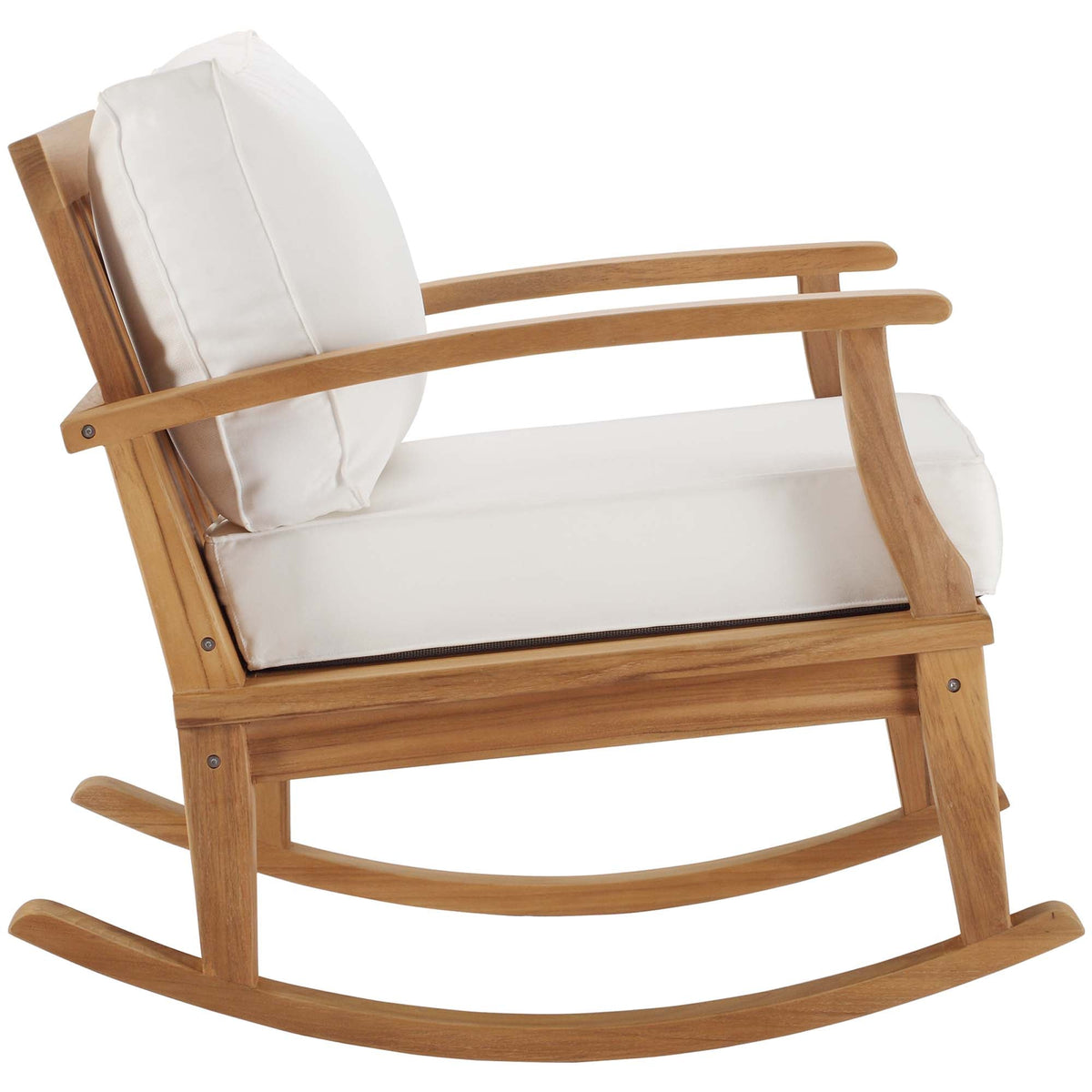 Marina Outdoor Patio Teak Rocking Chair - view 6
