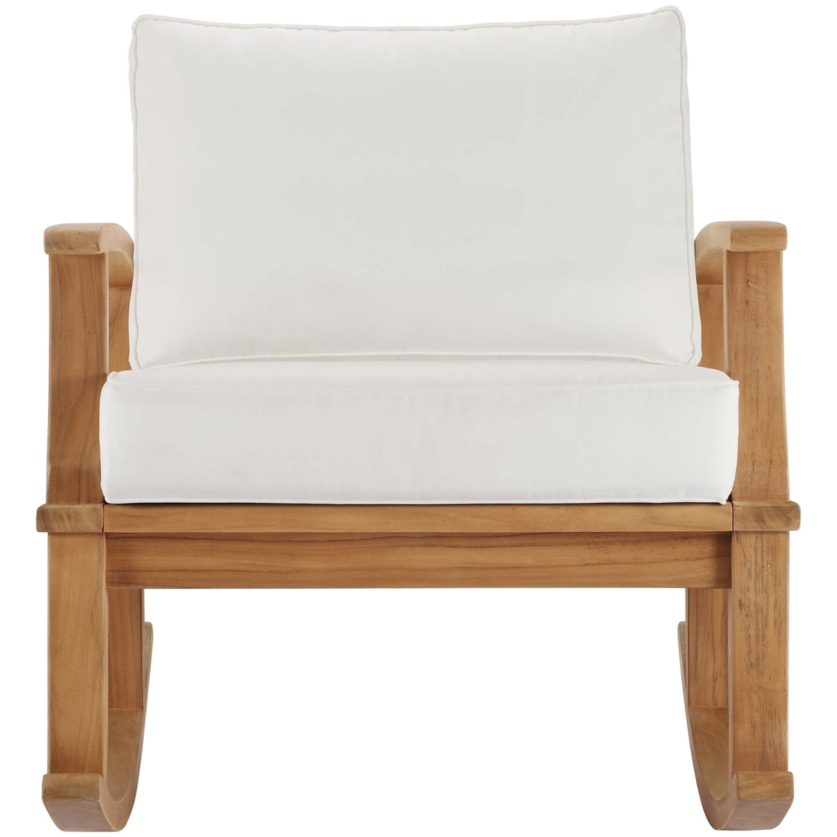 Marina Outdoor Patio Teak Rocking Chair - view 12
