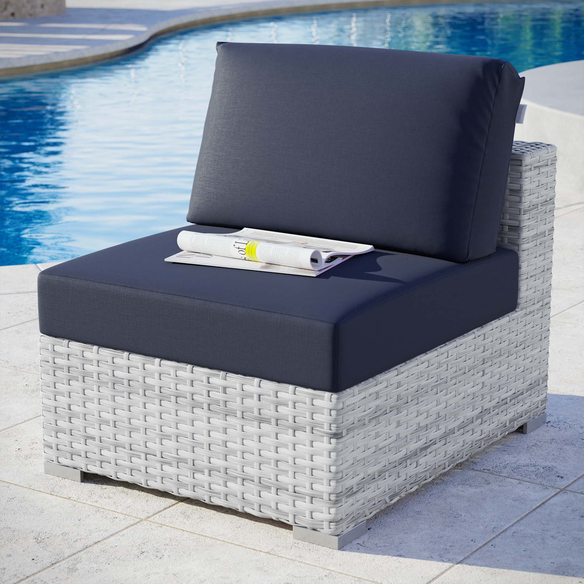 Convene Outdoor Armless Chair