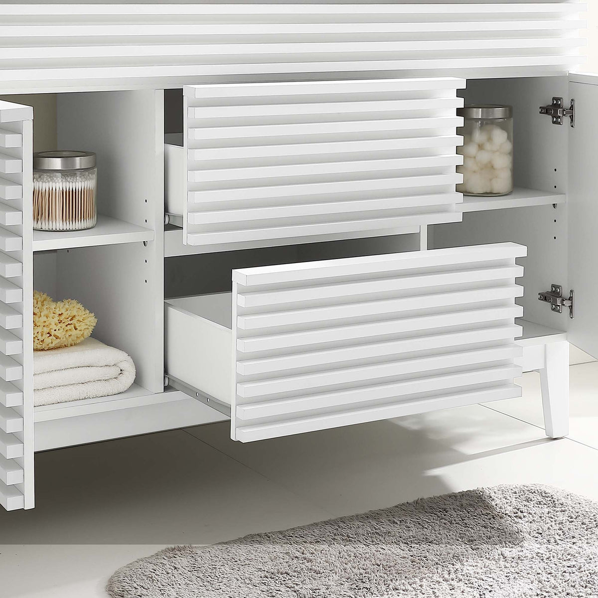 Render 48" Bathroom Cabinet Basin Not Included