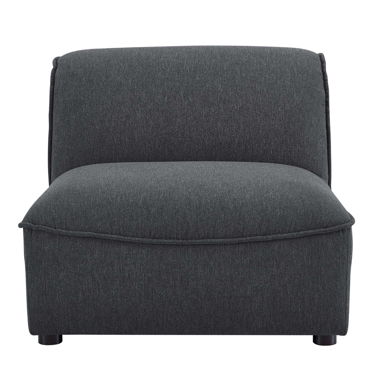 Comprise Armless Chair, Charcoal - view 4
