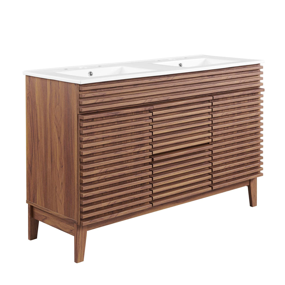 Render 48" Bathroom Vanity with White Basin Included
