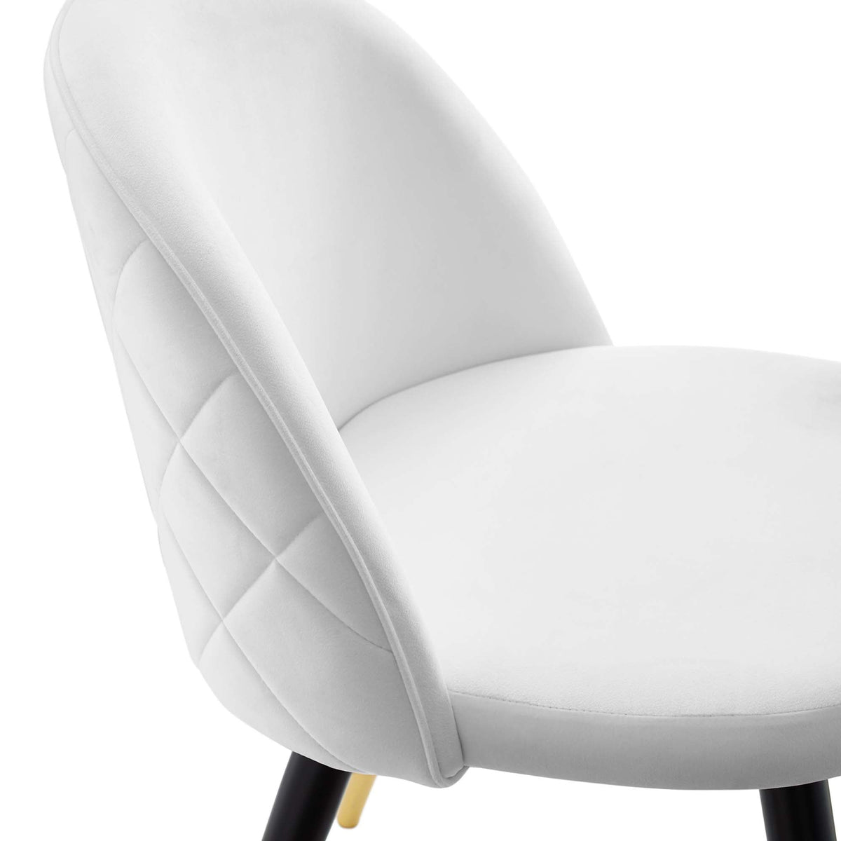 Cordial Performance Velvet Dining Chairs - Set of 2 - view 3