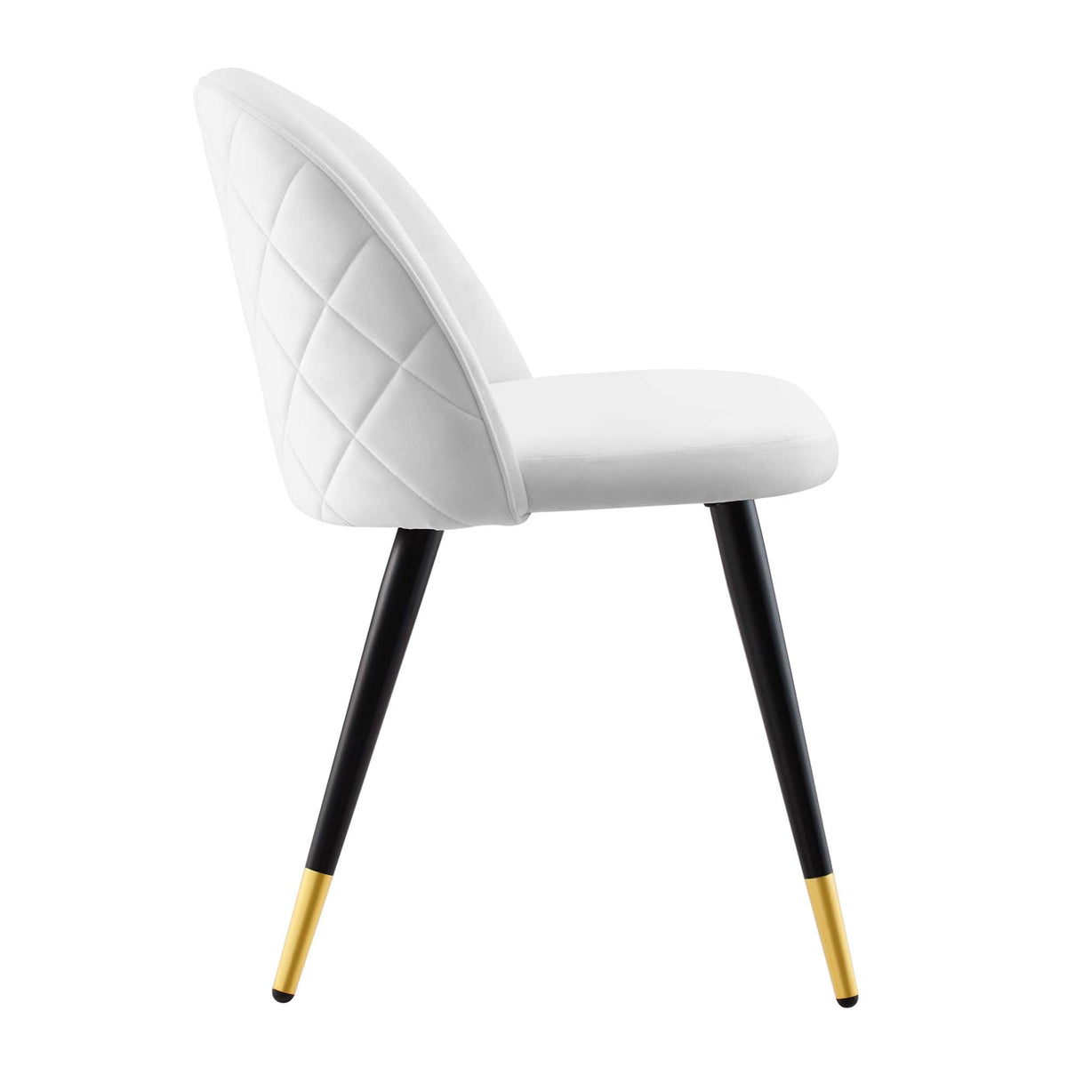 Cordial Performance Velvet Dining Chairs - Set of 2 - view 4