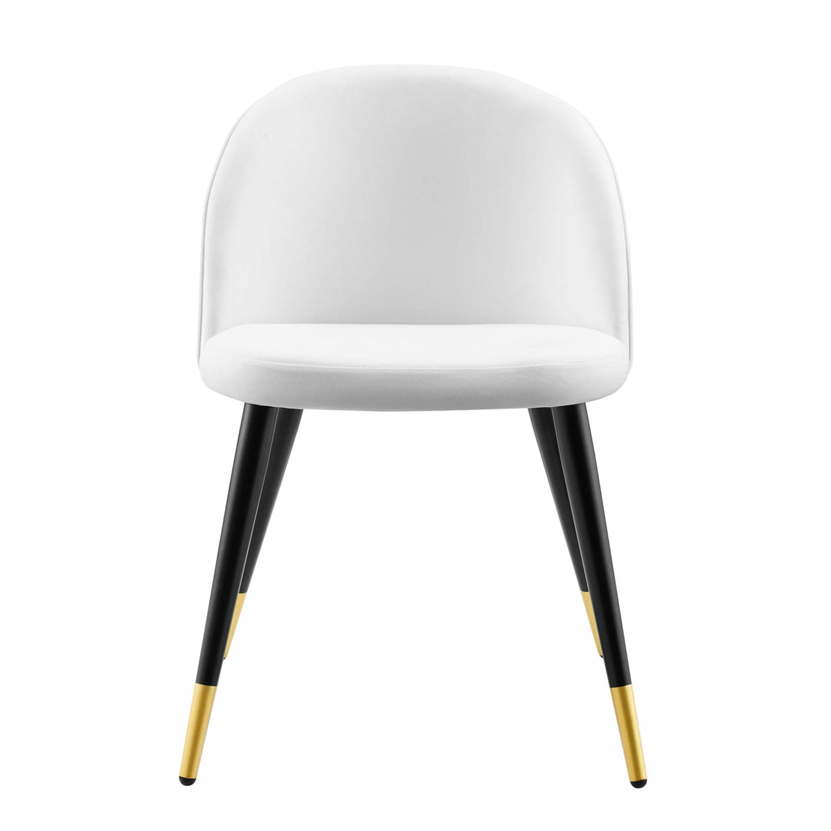 Cordial Performance Velvet Dining Chairs - Set of 2 - view 6