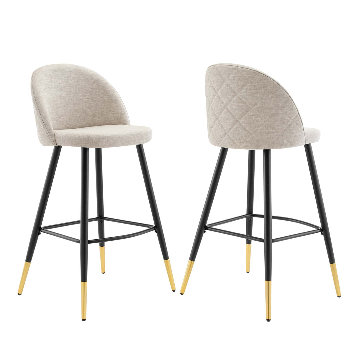 Cordial Fabric Bar Stools Set of 2 - view 1