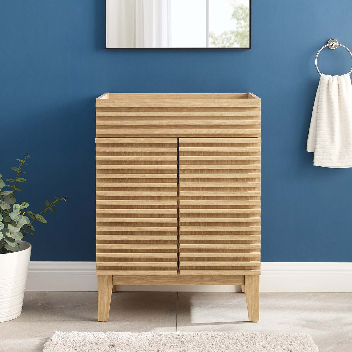 Render 18" and 24" Bathroom Cabinets Basin Not Included