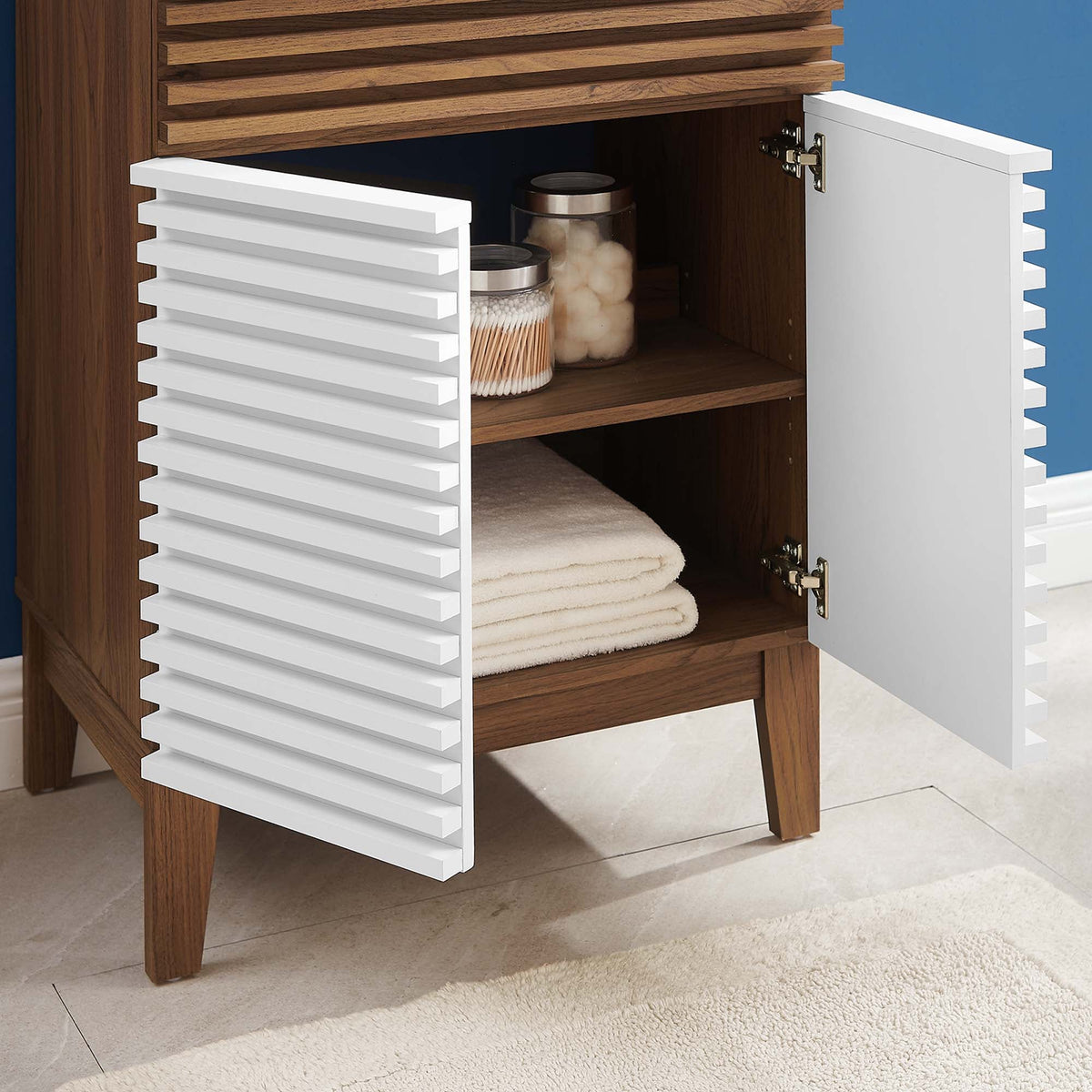 Render 18" and 24" Bathroom Cabinets Basin Not Included