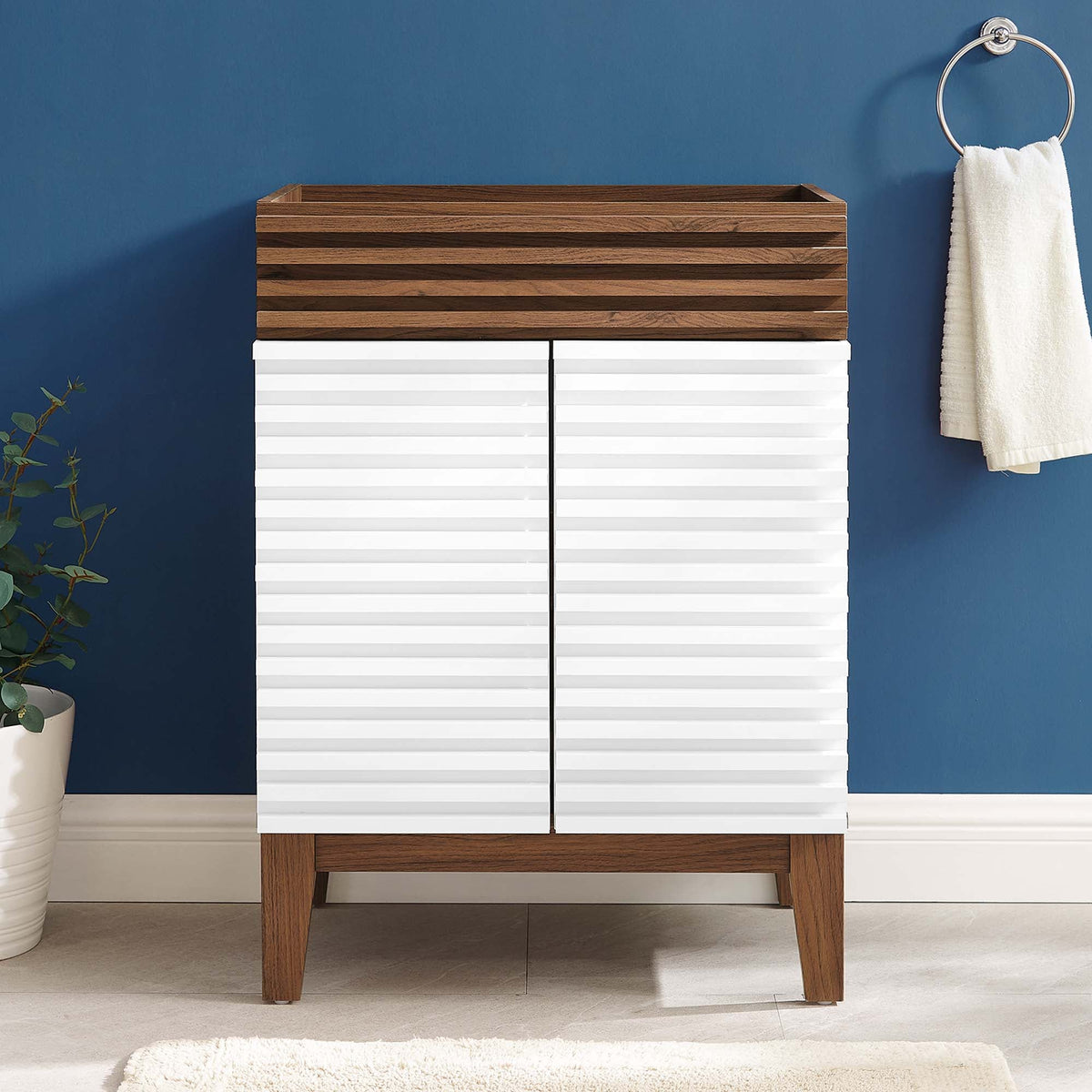 Render 18" and 24" Bathroom Cabinets Basin Not Included