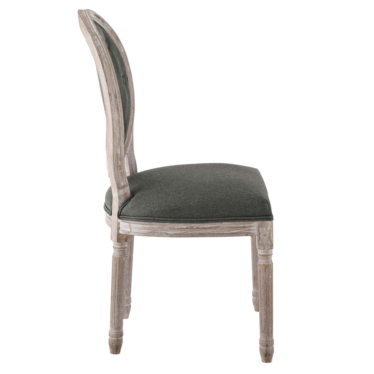 Arise Vintage French Upholstered Fabric Dining Side Chair - view 2