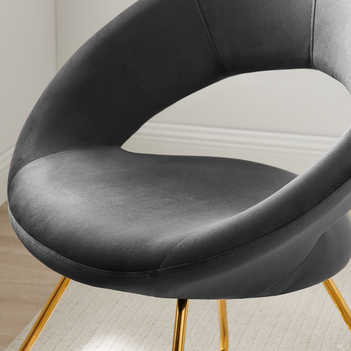 Nouvelle Performance Velvet Dining Chair Set of 2 - view 38