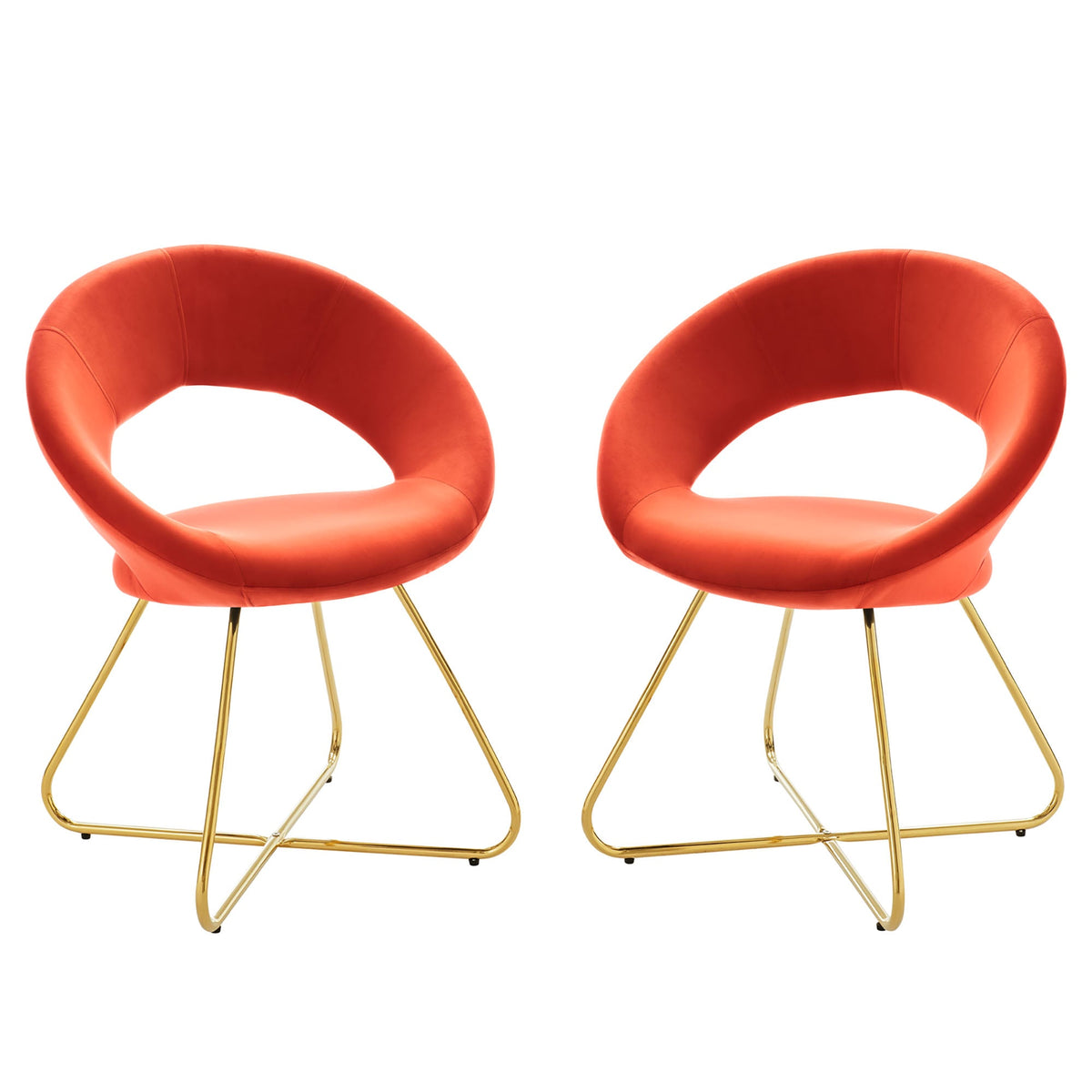Nouvelle Performance Velvet Dining Chair Set of 2 - view 5