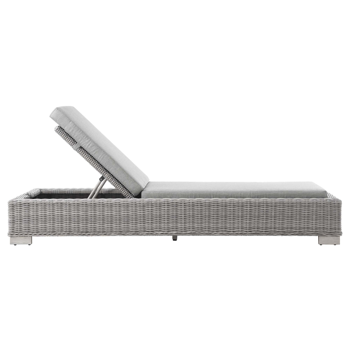 Conway Outdoor Wicker Rattan Chaise Lounge