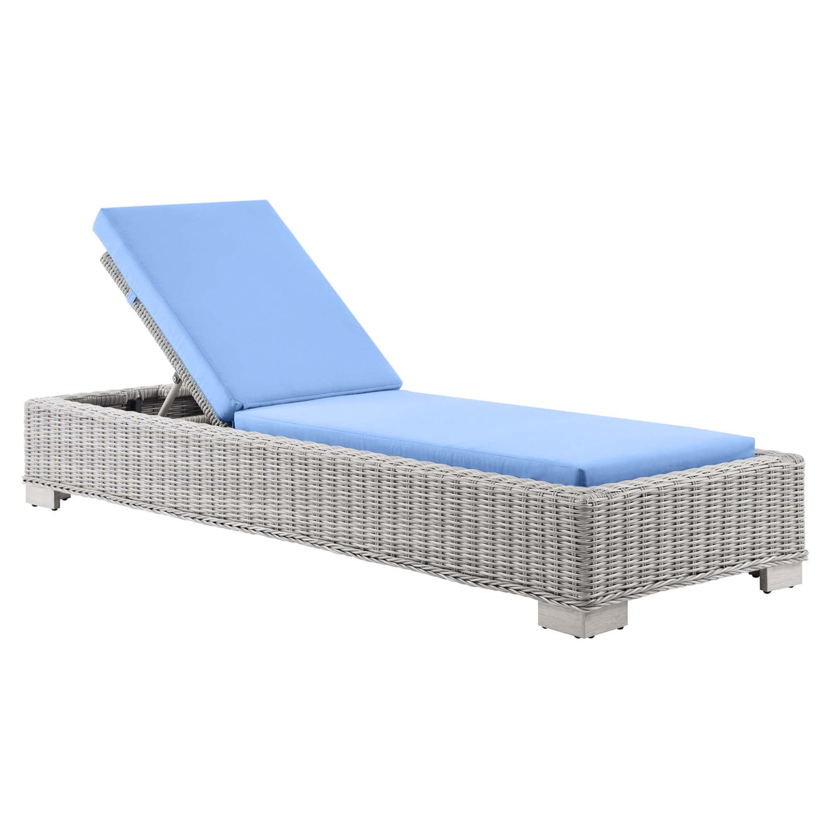 Conway Outdoor Wicker Rattan Chaise Lounge
