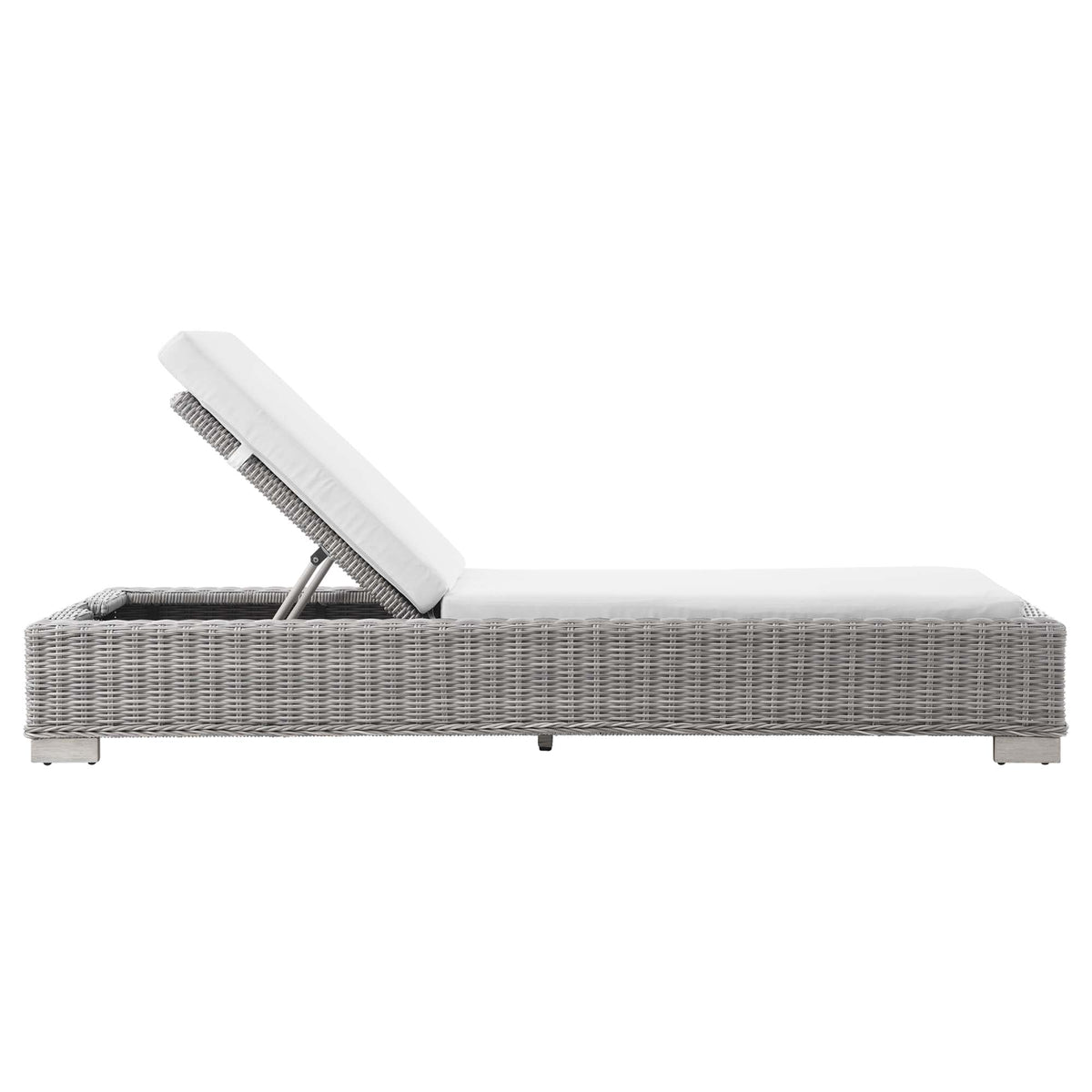 Conway Outdoor Wicker Rattan Chaise Lounge