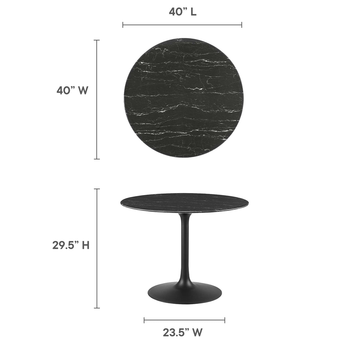 Lippa Round 40" Dining Table - view 43