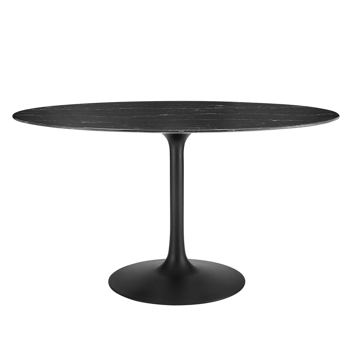 Lippa Oval Artificial Marble Dining Table - view 13